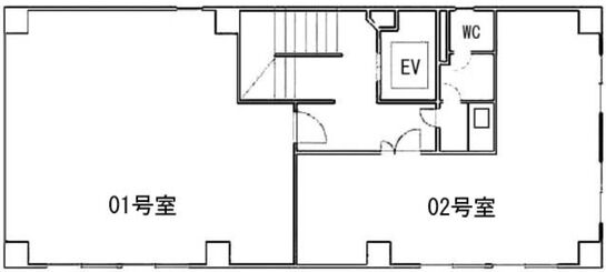 新宿村田ビル 3階302 平面図