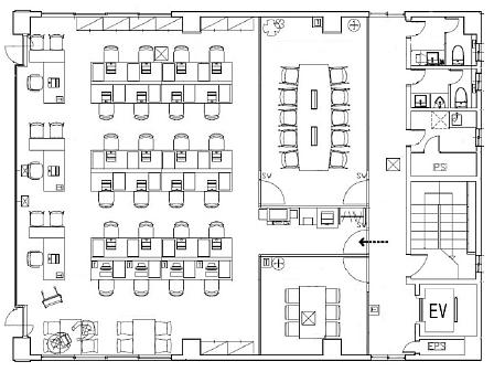BRICK GATE 水道橋 2階 平面図