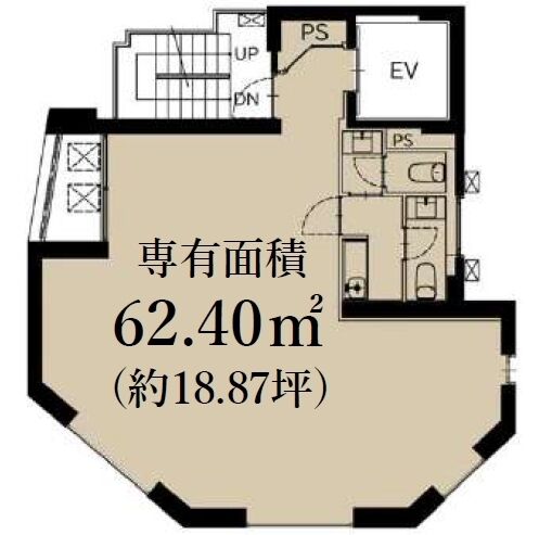 TWG新橋Ⅱ（旧：THE V-CITY 新橋） 6階 平面図