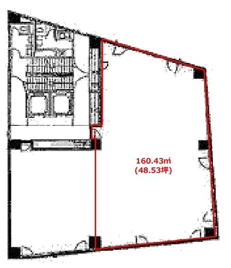 新中央ビル 4階 平面図