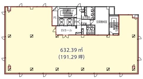 麹町ビル 5階 平面図