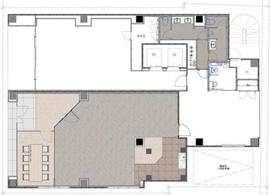 MARK SQUARE 御徒町 1階 平面図