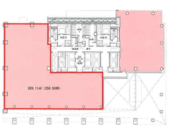 北の丸スクエア 2階201区外 平面図