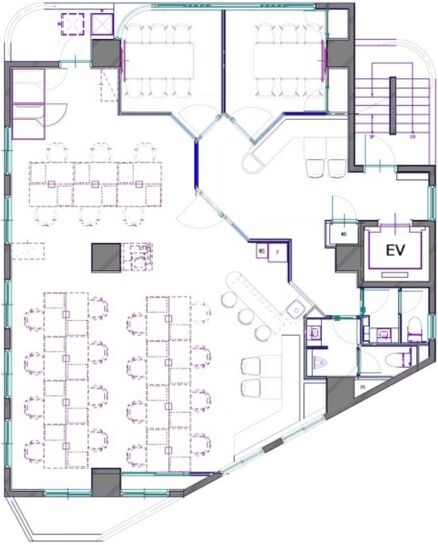 NOVEL WORK Otsuka(旧:(仮称)南大塚三丁目ビルPJ) 5階 平面図