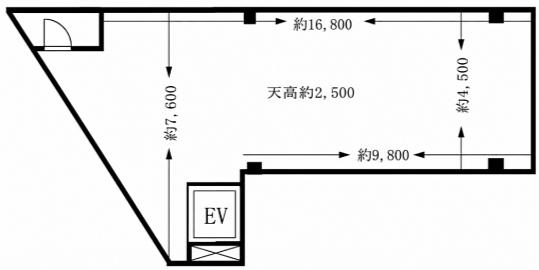 新宿キリンビル 3階 平面図