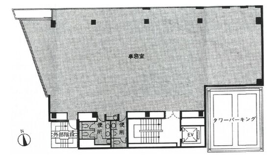 東神田堀商ビル 2階 平面図