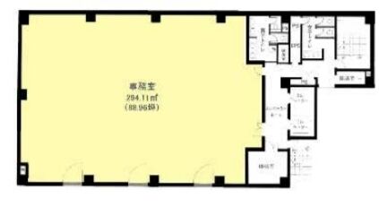 日本橋イーストビル 8階 平面図