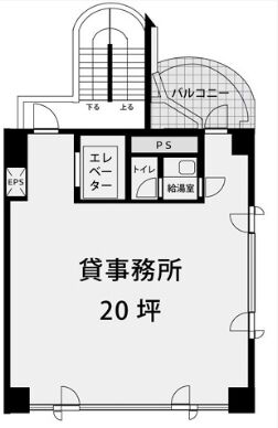 岩本ビル（港区） 4階 平面図