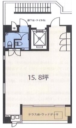 道玄坂TRビル 8階A 平面図