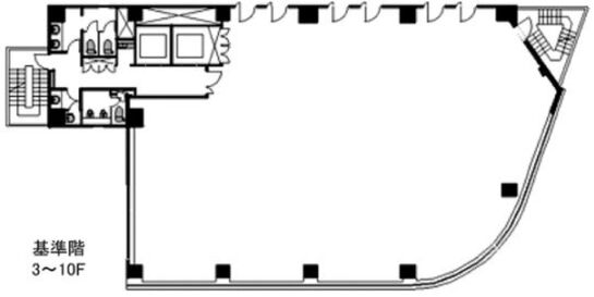 KDX池袋ビル 9階 平面図