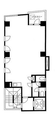 内神田ビル 5階 平面図
