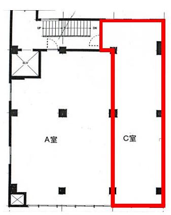 第2矢木ビル（第二矢木ビル） 4階C 平面図