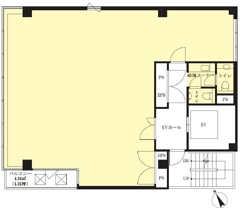 茅場町駅前ビル 7階 平面図