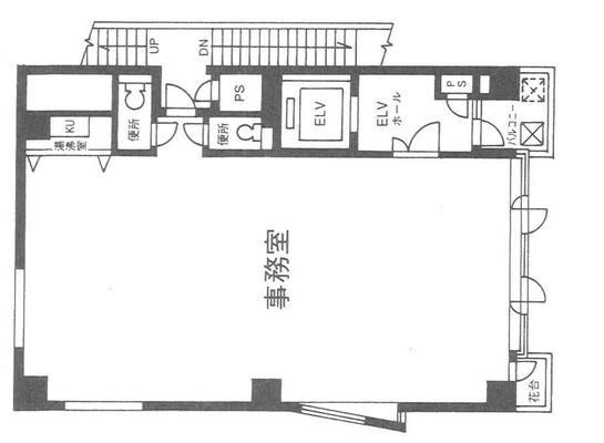 ヒキタカ湯島ビル 2階 平面図