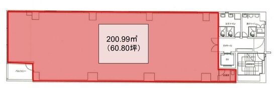 堀留ゼネラルビル 5階 平面図
