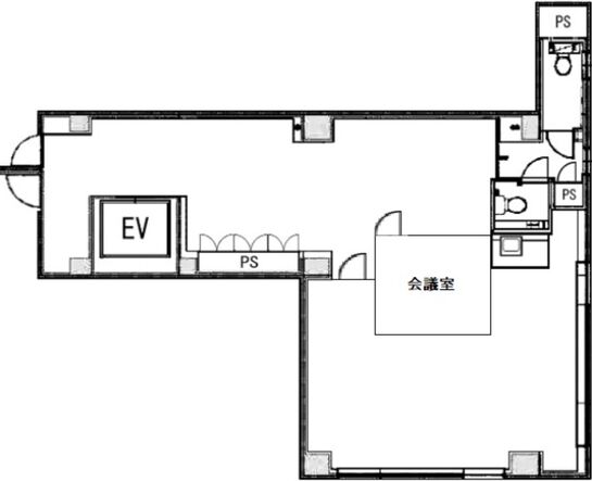 MAビル芝ⅢANNEX(旧:ザイマックス三田ビル(旧:第2二葉ビル)) 2階 平面図