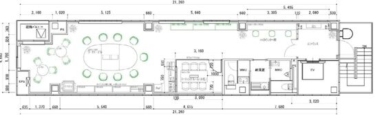 TWG日本橋イーストⅡ（旧：LDB日本橋富沢町） 5階 平面図