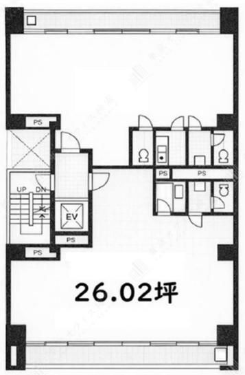 麹町1丁目3番地ビル 3階 平面図