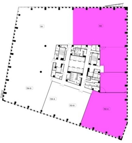 二番町センタービル 7階 平面図