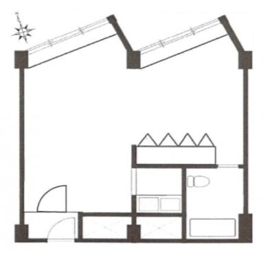 コープオリンピア 2階211 平面図