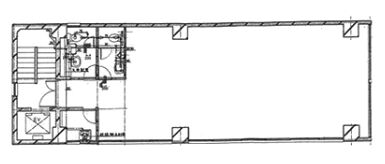西勘本店ビル 3階 平面図