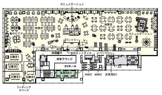 ※高層（11～20階）レイアウトイメージ