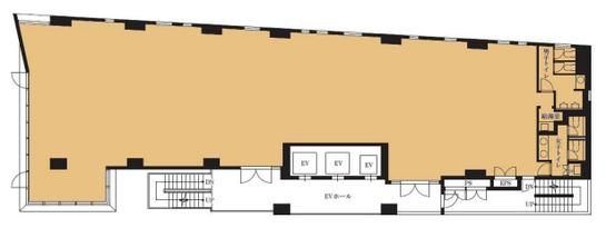 VORT渋谷Ⅱ 3階 平面図