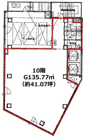 小川町メセナビル 10階 平面図