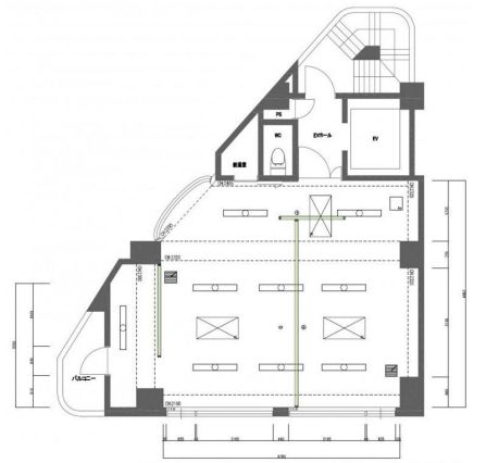 日東本石町ビル 4階 平面図