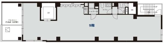 SG日本橋本町 9階 平面図