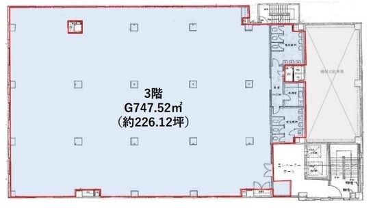 OSビルディング 3階 平面図