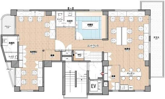 TERRACE HILL AOYAMA（テラス・ヒル・アオヤマ） 3階 平面図