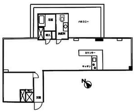 ビラ・ビアンカ（VILLA BIANCA） 7階701 平面図