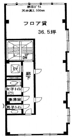 藤木ビル 3階 平面図