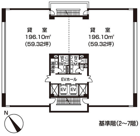 上野駅前第一生命ビル 5階 平面図