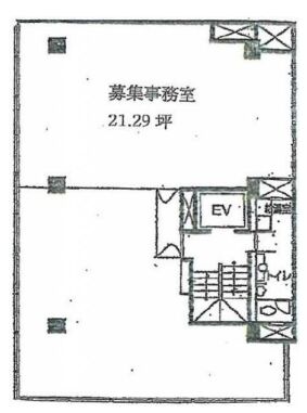 花岡ビル 4階 平面図