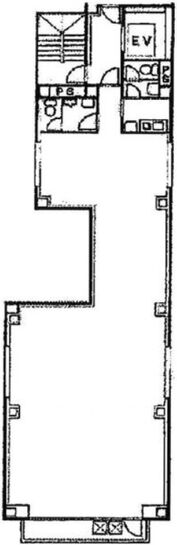 アイルズBMビル 8階801 平面図