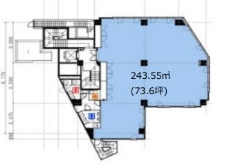 御殿山アネックス2号館 4階 平面図