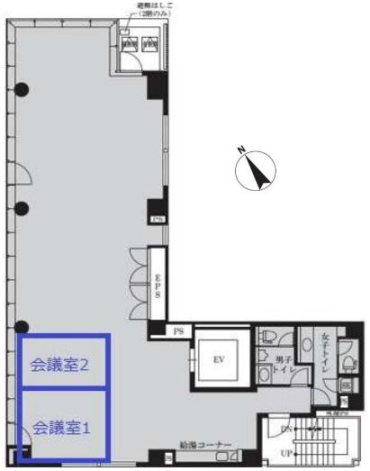 西新橋PR-EX 6階 平面図