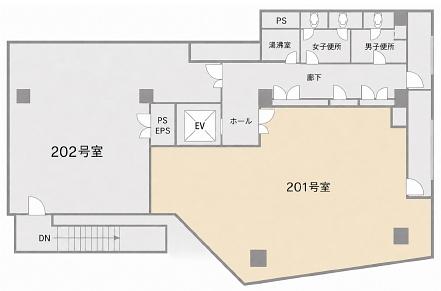 立花国際ビル 2階201 平面図