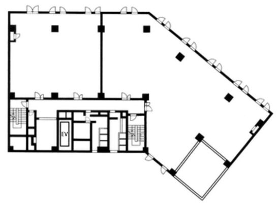 新宿国際ビルディング・新館 2階 平面図