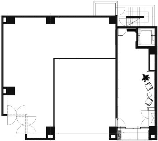 +SHIFT GINZA EAST（旧：THE GATE GINZA EAST） 1階 平面図