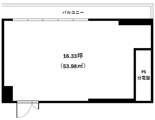 東京ミシン会館 7階A 平面図