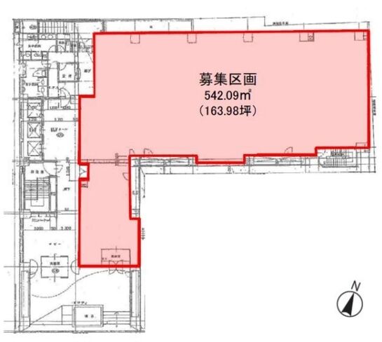 五島育英会ビル 1階 平面図
