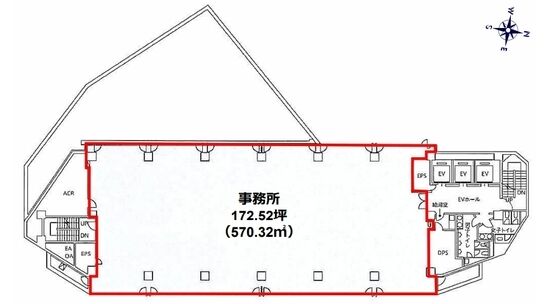 ONEST元代々木スクエア 6階 平面図