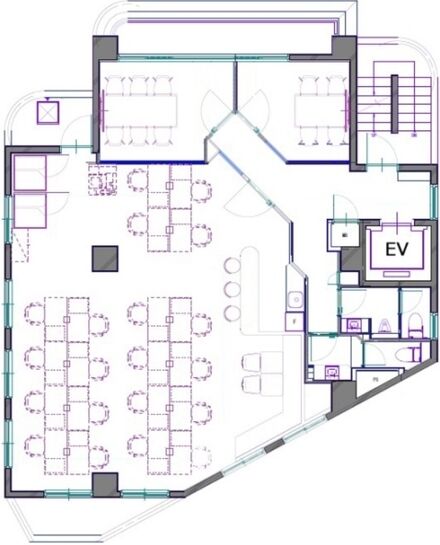 NOVEL WORK Otsuka（旧：（仮称）南大塚三丁目ビルPJ） 7階 平面図