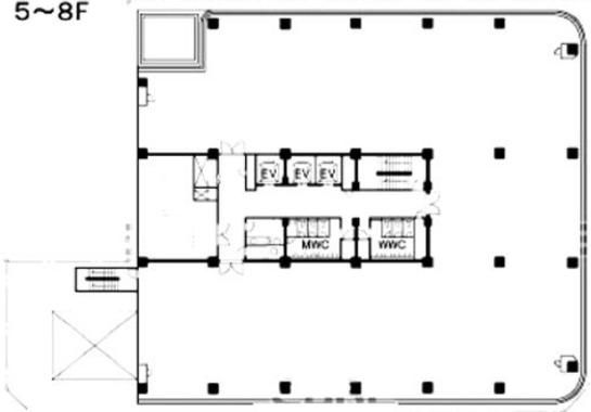 住友生命茅場町ビル 6階 平面図