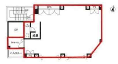 新宿パークサイドビル 6階 平面図