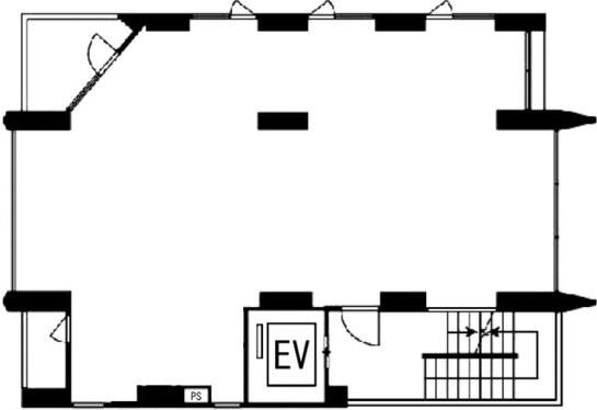 香雅堂品川ビル 3階 平面図