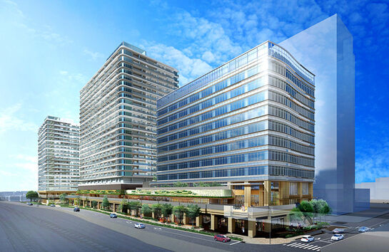 完成予想CG（手前右が本物件）